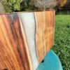 Koa wood and white epoxy charcuterie/ cutting board - Image 5