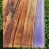Koa wood with purple epoxy board - Image 2