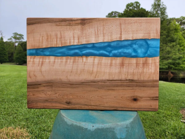 Curly maple and bright ocean blue - Image 2