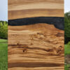 Olive wood and black epoxy charcuterie/ cutting board - Image 3