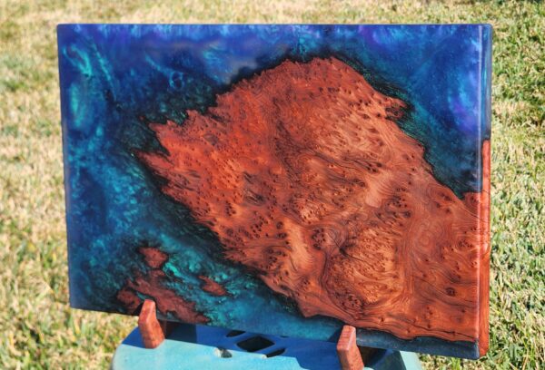 Redwood Burl/ Birdseye Charcuterie Cutting Board